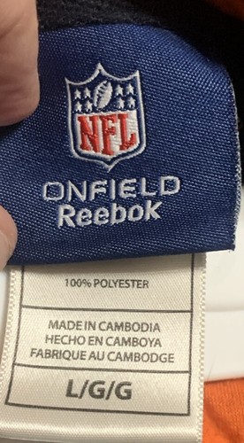 Men’s Chicago Bears Reebok Pull Over Hoodie On Field NFL Apparel Navy Blue L - Picture 6 of 6