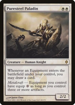 Puresteel Paladin R Regular #20 | NM/LP | NPH New Phyrexia | MTG