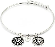 Chrysalis Serenity Turtle Silver Plated Expandable Bangle CRBT0311SP