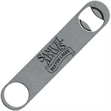 Samuel Adams For The Love of Beer Paddle Bottle Opener Bar Key Pewter