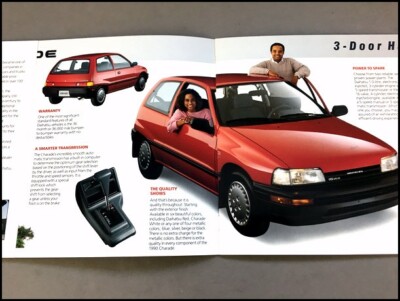 1990 Daihatsu Rocky and Charade Original Car Sales Brochure