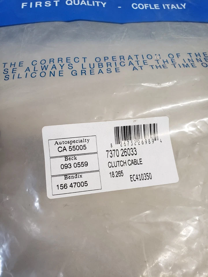 Кабель муфты для 72-80 Subaru Brat DL 1400 Deluxe FE GF GL  - Изображение 2 из 4