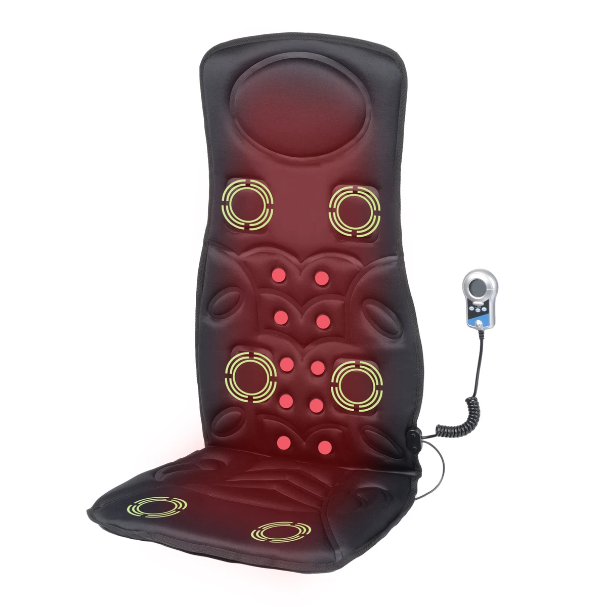 Heated Car Seat Back Massager Heater Aftermarket Universal Fit 12V