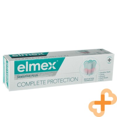 ELMEX Sensitive Plus Zahnpasta Komplettschutz 75 ml mit Fluorid & Zink