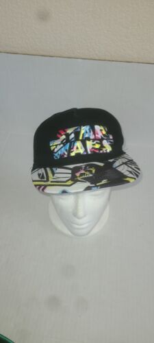 Star Wars Youth Hat Cap Adj Snapback Multicolor On Black - Picture 1 of 6