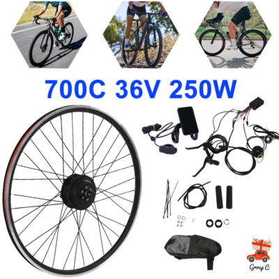 28/29 Zoll Elektrofahrrad Vorderrad Frontmotor Elektro Bike Umbausatz 36V 250W