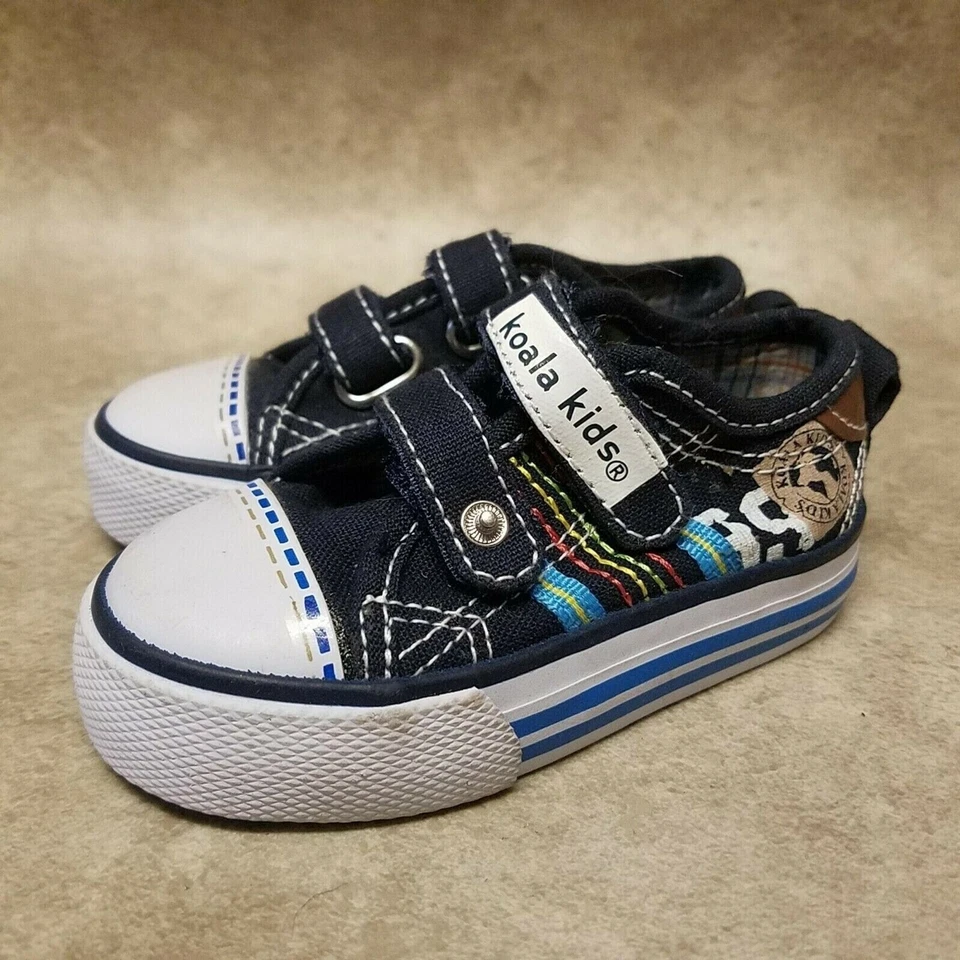 Koala Toddler Boys   Size 4 Blue  Casual Sneakers - Image 3 of 4