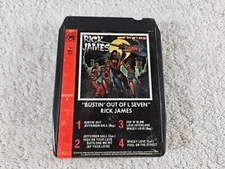 Rick James- Bustin Out Of L Seven 8-Track Tape. Splice-Tested.