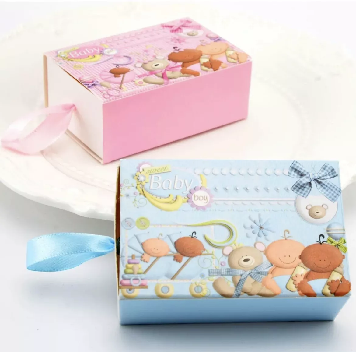 Baby shower cheap sweet boxes