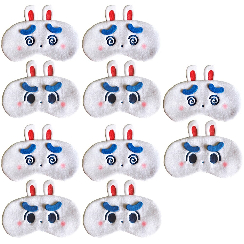 10 Pcs Eyepatch for Adults Girls Face Mask Bunny Blindfold Funny eBay