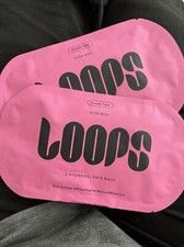 2x Loops Beauty DOUBLE TAKE Glow Hydrogel Face Mask 30g each Hydrate Brighten
