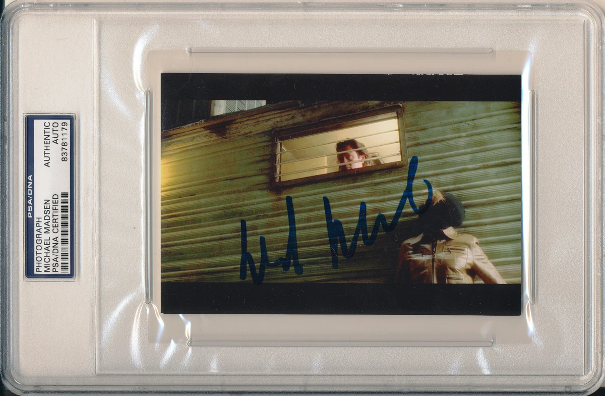 MICHAEL MADSEN Signed 4x6 Tarantino s Kill Bill Vol 2 Budd Trailer
