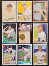 YANKEES HOF lot Topps 206 Archives &amp; Bowman Heritage DIMAGGIO GEHRIG RIZZUTO