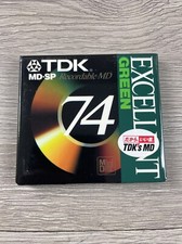 TDK MD-SP EXCELLENT 74 MiniDisc - green NEW SEALED