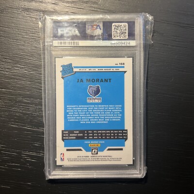 Ja Morant Optic Base Psa 9 Rookie | eBay