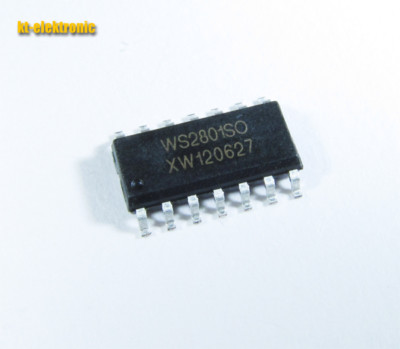 25 Stück WS2801 3-Kanal RGB LED-Treiber Pixel Controller KSQ PWM SPI