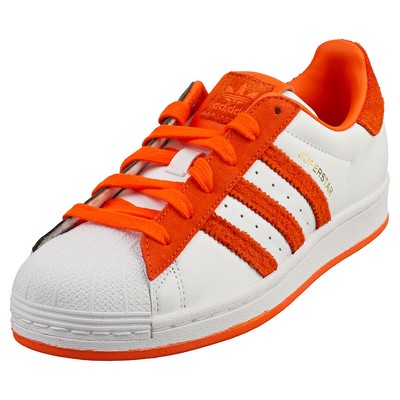 adidas Superstar W Femme White Orange Olive Baskets Mode 38 2/3