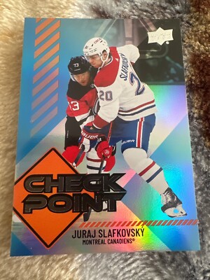 Juraj Slafkovsky 2024-25 UD Series 1 Check Point #CP-8 Montreal Canadiens a