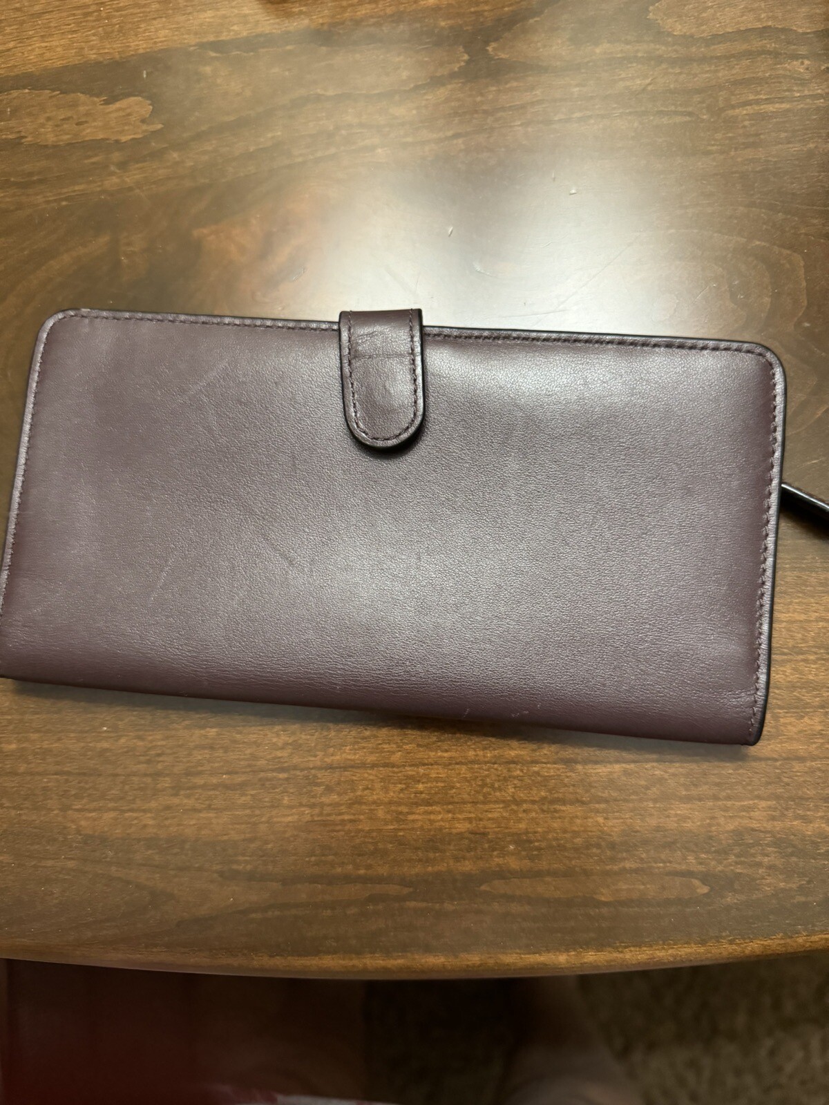 Coach Authentic Large wallet. Brown Leather Gem