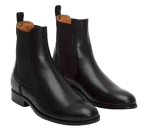 Frye Sawyer Black Smooth Leather Chelsea Boots Goodyear Welt Men\'s Size 10.5 NEW $_32.JPG?set_id=880000500F main image 3