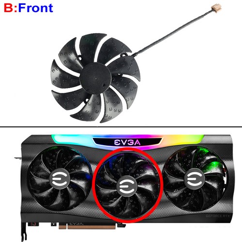 PLD09220B12H Ball Bearing Graphics Card Fan For EVGA RTX 3070 3080 TI 3090 FT3W - Picture 3 of 15