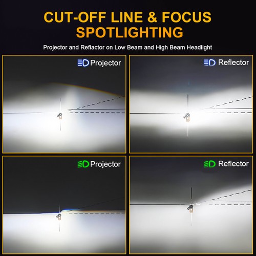 Für Honda Accord 2003-2007 LED Scheinwerfer Birnen Fern-/Abblendlicht 9005 9006 Kit 4x - Bild 46 von 117