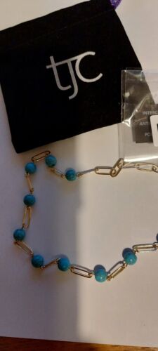 TJC Blue Howlite Necklace BNWT - Picture 2 of 3
