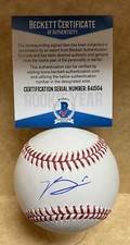 RYLEY GILLIAM NEW YORK METS ROOKIE YEAR SIGNED AUTO M.L. BASEBALL BECKETT R41504