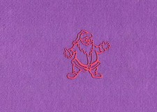 SANTA Christmas die cut scrapbook cardss