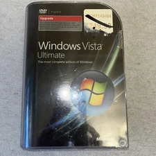 New  Windows Vista Ultimate Upgrade Full 32 Bit & 64 Bit DVDs 2007