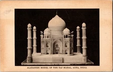 Alabaster Model of Taj Mahal, Field Museum Natural History Chicago Postcard B42