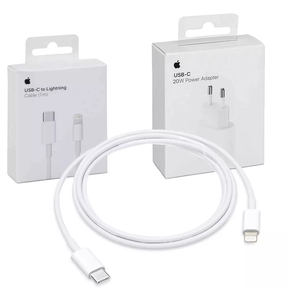 Original Pour Apple IPHONE 12 Mini Usb-C Chargeur 20W Usb-C + 1m