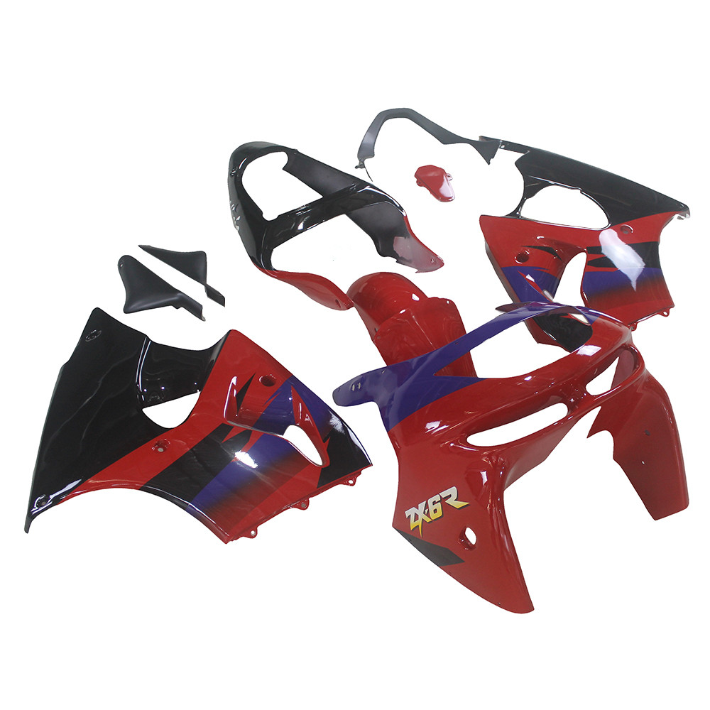 For Kawasaki ZX9R 1998 1999 ZX900F Fairings Bodywork Red Blue