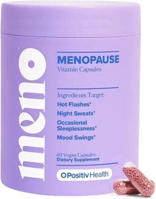 O Positiv MENO Vitamins | Menopause Supplement for Women, 30 Servings