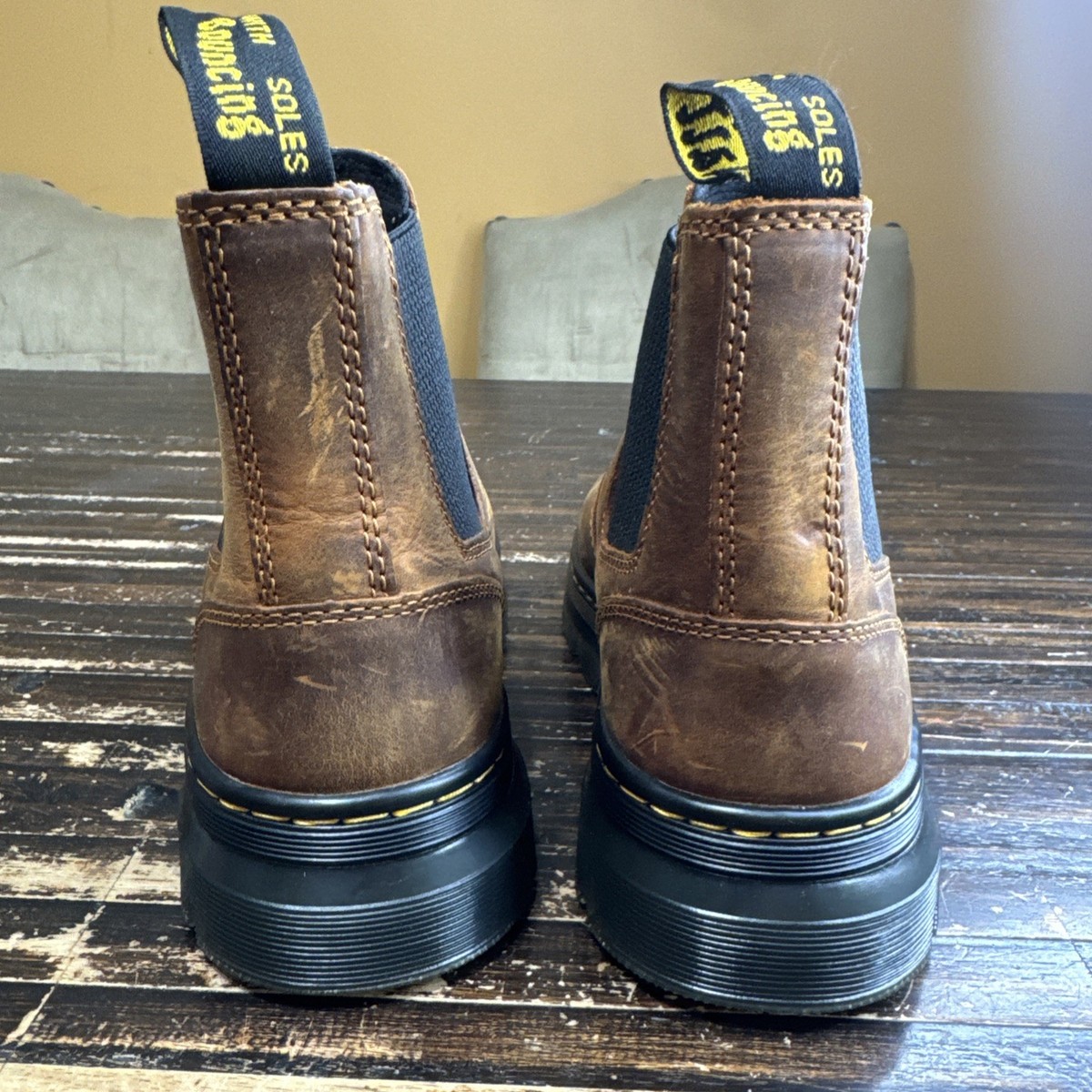 Dr. Martens Embury Chelsea Brown Leather Boots Sz.7 Men\'s Or Women\'s 8.5/9 Dr. Martens Embury Chelsea Boot - Free Shipping | DSW main image 2