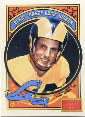 2014 Panini Golden Age Base #61 Elroy ''Crazy Legs'' Hirsch - Los Angeles Rams