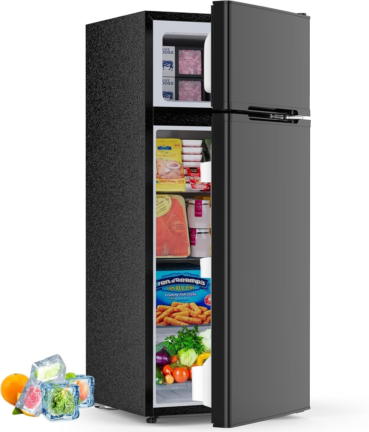 W/ Freezer Adjustable Thermostat Energy Ultra Quite