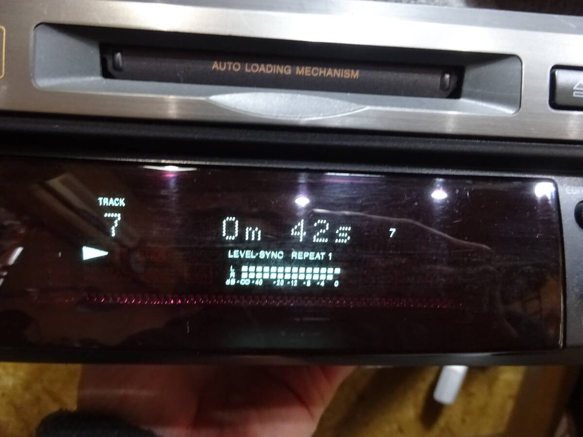 Sony MDS-S38 Black MiniDisc MD Deck Recorder Tested Working Japan