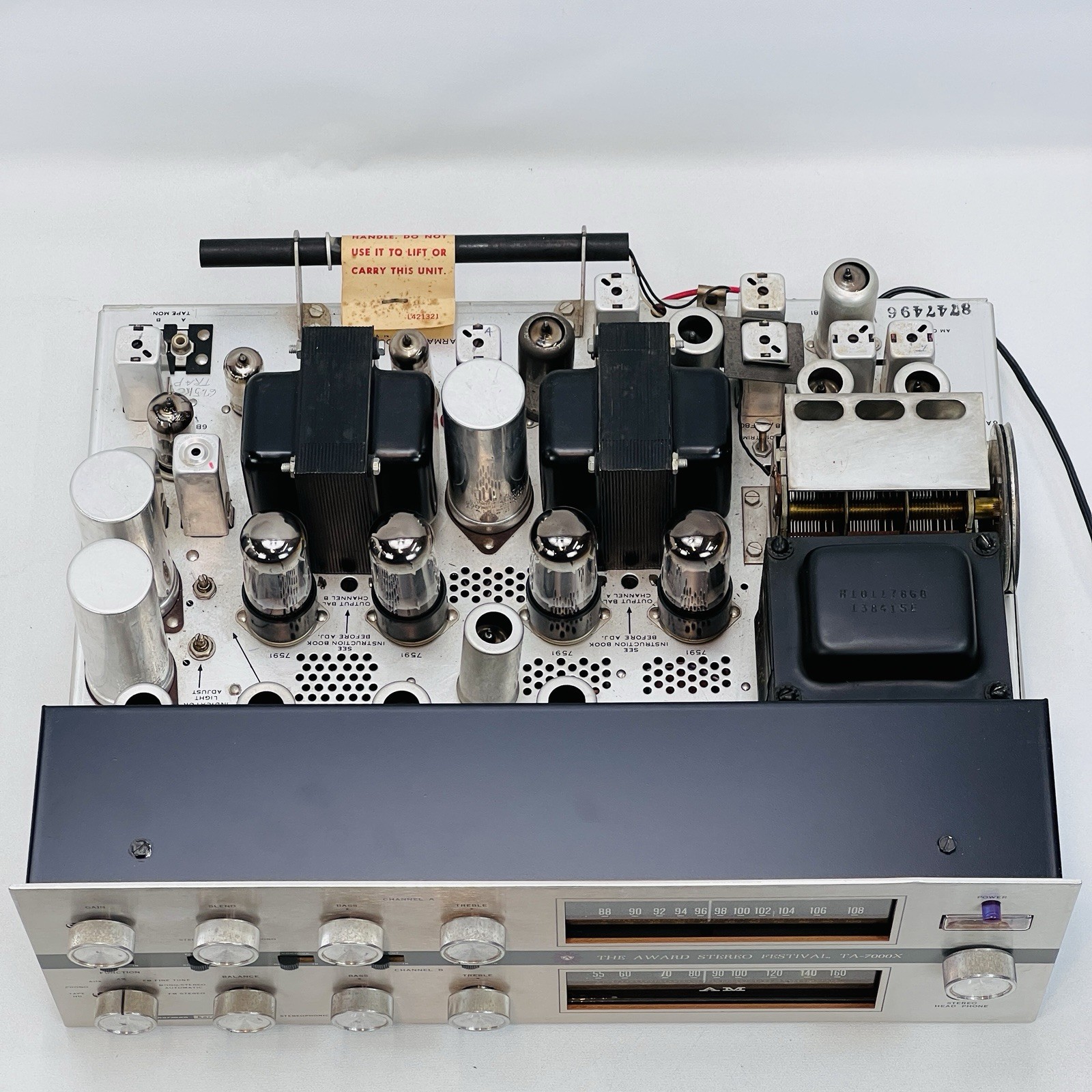 VTG RARE Harman Kardon TA-7000X Tube Stereo Receiver 70W – WORKS!