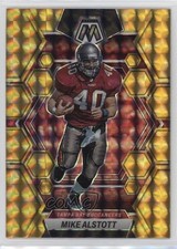 2023 Panini Mosaic Reactive Yellow Mosaic Prizm Mike Alstott #233 11cz