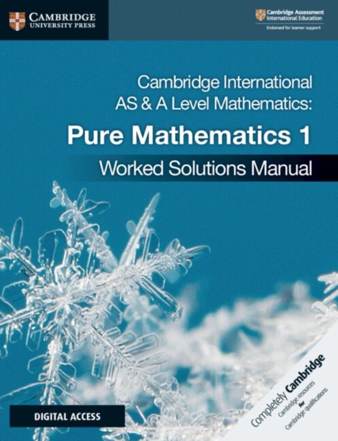 Cambridge International AS & A Level Mathematics Pure Mathematics 1 Worked