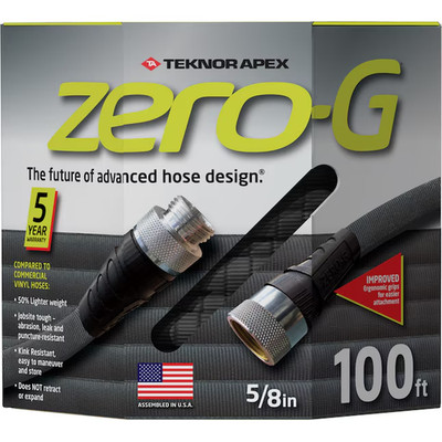 Teknor Apex zero-G 5/8 in x 100 ft Premium Lightweight Kink Free Woven Hose New