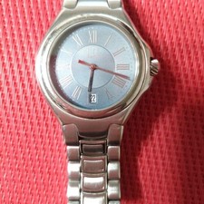 Dunhill LONDINIUM Blue Dial Quartz Men's Watch 18cm Near Mint