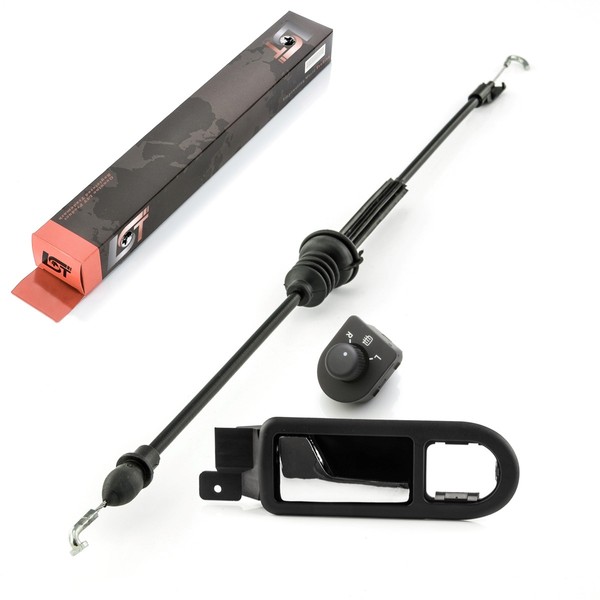 Griff TüRbetäTigung AußEnspiegel Schalter Bowdenzug Vorne Links FüR VW Golf IV-image