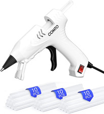 Hot Glue Gun with 30 Sticks, 20W Fast Preheating Mini Hot Glue Gun and Sticks Se 0.33 per gallon