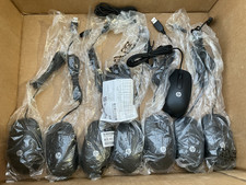 LOT of 9 NEW HP OEM USB Wired Optical Mouse 672652-001