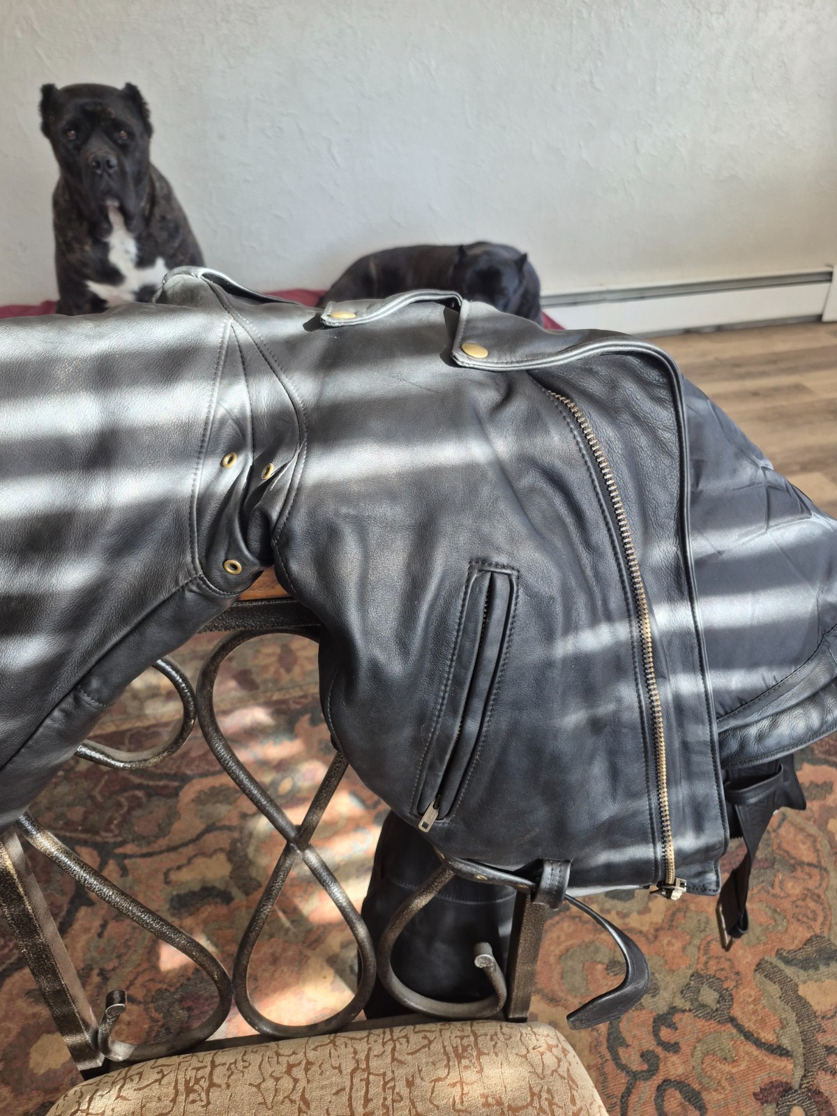 Protech Performance Leather Motorcycle Jacket wit… - image 12