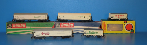5x Zeuke Berliner TT Bier-Kühlwagen Wernesgrüner,STAROPRA ,Tuborg,Carlsberg#9202 | Condition: Gebraucht