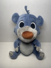 Disney Store The Jungle Book Baloo 8  Plush Bear Blue and Gray Siting