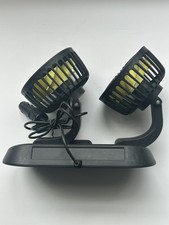 Car Cooling Fan 360  Adjustable Two Head Car Fan 12V/24V-tested works